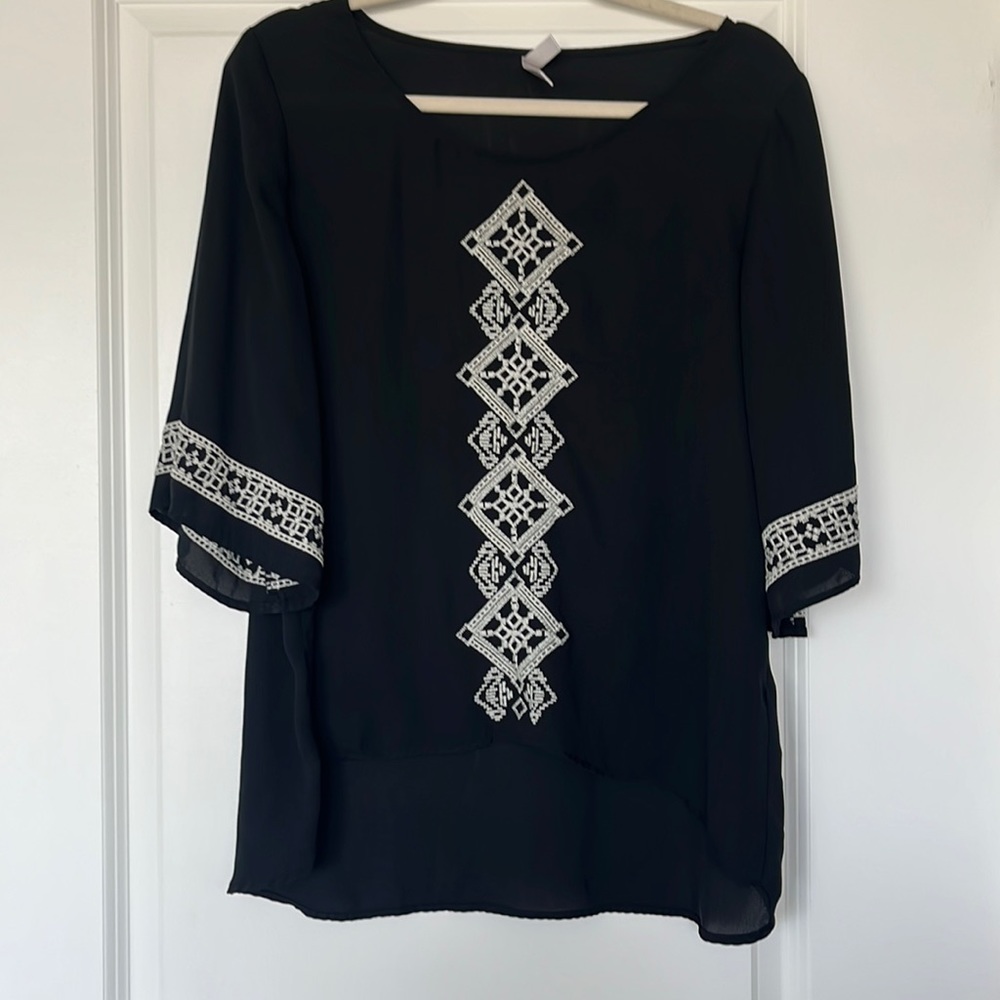 Sheer blouse